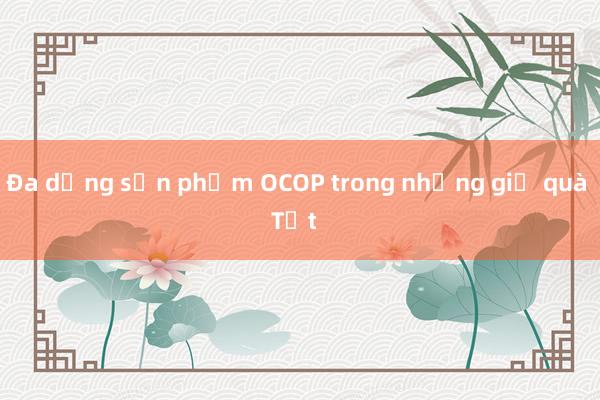 Đa dạng sản phẩm OCOP trong những giỏ quà Tết   